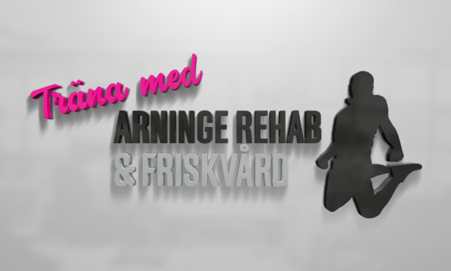Logotyp som Wahlbergs Grafiska gjort till Arininge Rehab & Frikskvård