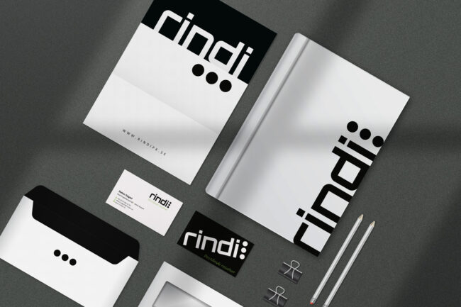 Grafisk profil till företaget Rindi Projektkonsult