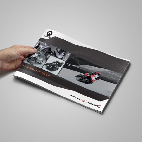Broschyr Quadro Motorcyklar Wahlbergs Grafiska