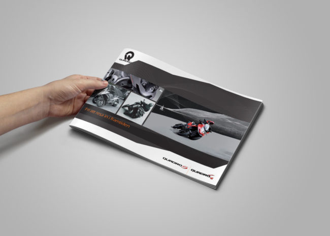 Broschyr Quadro Motorcyklar Wahlbergs Grafiska
