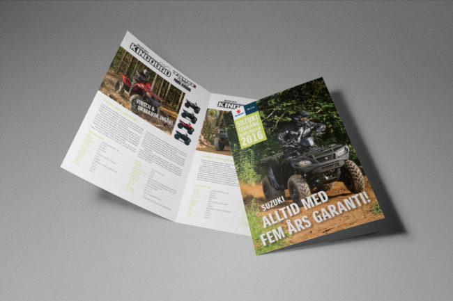 Folder Suzuki ATV Wahlbergs Grafiska