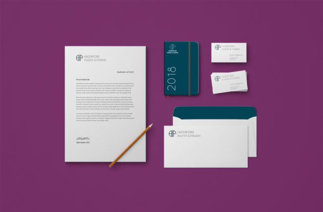 Hagerfors Invest och Finans Grafisk profil Wahlbergs Grafiska