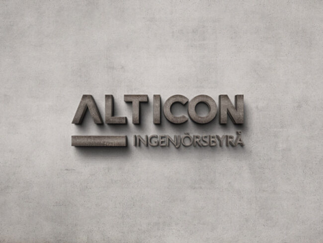 Logotyp till ingenjörsbyrån Alticon