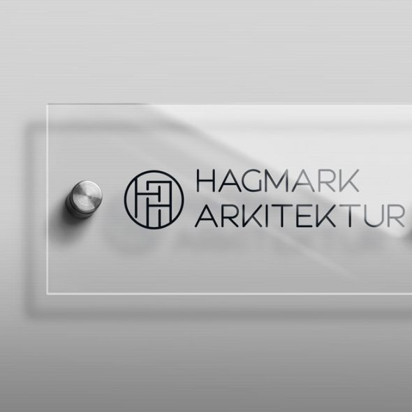 Logotyp till arkitektbyrån Hagmark-Arkitektur