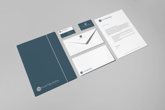 Presentation av grafisk profil till Fuktbyrån