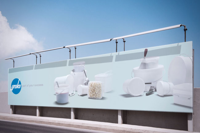 Skylt Gruko Wahlbergs Grafiska